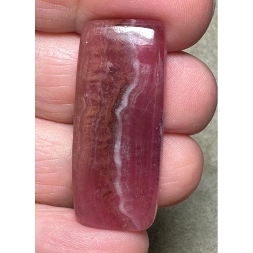 Rectangle 37x15mm Cobalt Calcite Cabochon 35